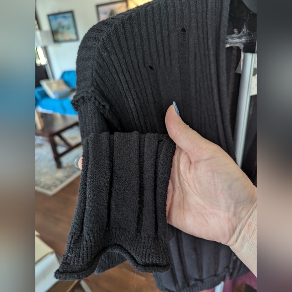 Free People distressed cardigan NWTS - Picture 6 of 7